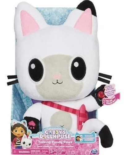 Imagen 1 de 6 de Gabby's Dollhouse Peluche Pandy Paws Con Sonidos Frases Tv