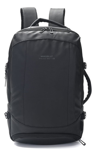 Mochila Viral Wanderlust Go De Viaje Portal Notebook 38548 Color Negro 38548