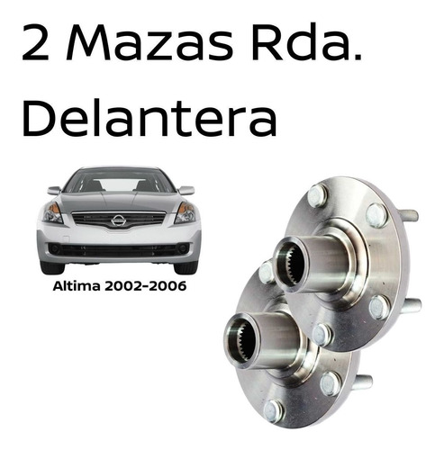 Mazas Rueda Delantera 2 Pz Altima 3.5 2002-2006