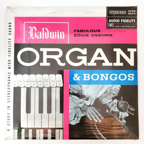 Eddie Osborn - Baldwin Organ And Bongos  Cerrado  Lp