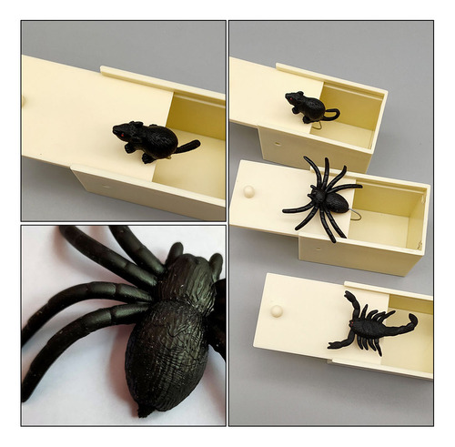 Caja De Trucos Para Halloween, 3 Unidades, Caja De Bromas Co
