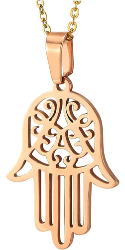 Coolsteelandbeyond Hamsa - Collar Colgante De Mano De Fátima