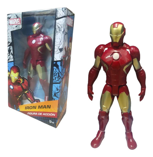 Figura Accion Super Heroe Marvel Iron Man Articulado Avenger
