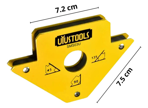 Pack 4 Escuadras Magnéticas Para Soldar De 25 Lb 3 Pulgadas