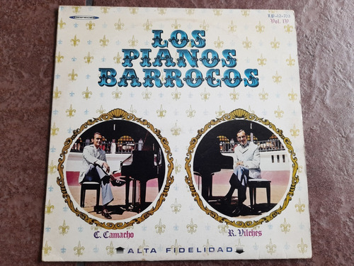 Lp Los Pianos Barrocos Vol Iv En Acetato,long Play