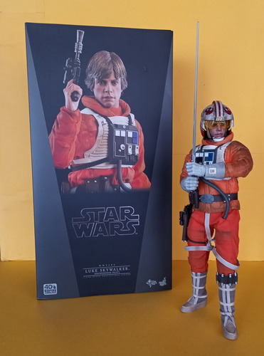 Luke Skywalker Snowspeeder Pilot Hot Toys/sideshow (Usado)