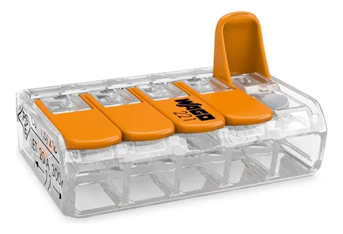 Wago 221-415 Conectores Compactos De 5 Conductores...