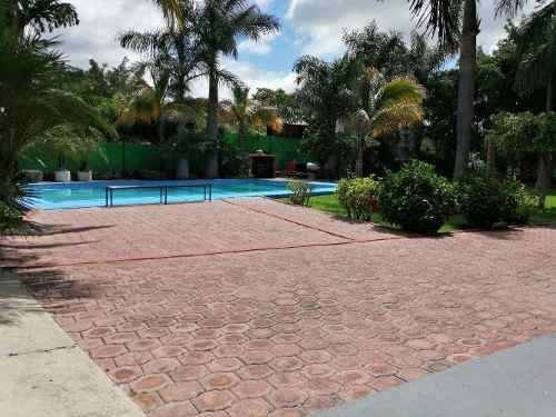 Alberca Grande Chapoteadero Palapa 1000 Mts Jardin Juegos