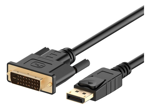 Cable Displayport (dp) A Dvi, Chapado En Oro, 6 Pies