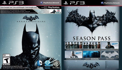 Batman Arkham Origins + Season Pass ~ Videojuego Ps3 Español
