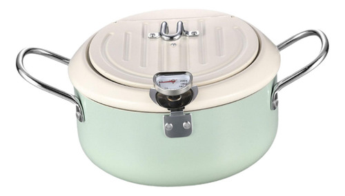 Deep Fryer Pot Soup Pot Frying Chicken Pot For Veggies Blue