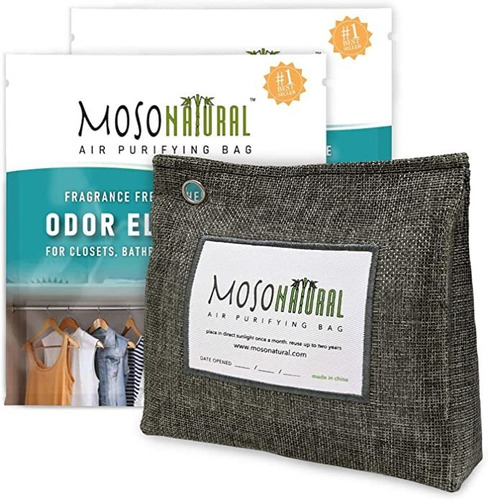 Moso Natural Bolsa Purificadora De Aire De 10.58 oz (paque.