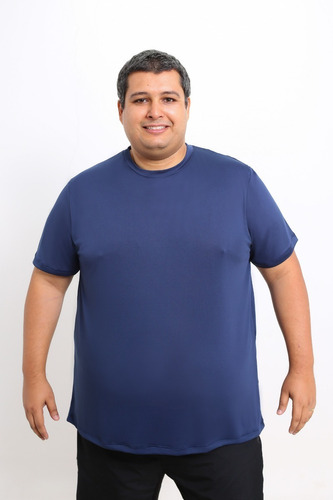 Kit 4 Camiseta Plus Size Camisa Plus Dry Corrida Academia