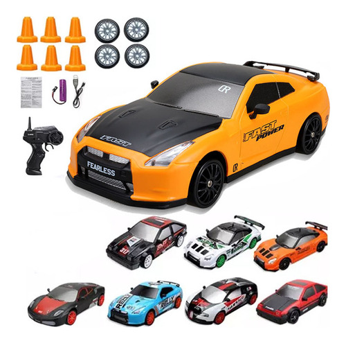 Coche De Carreras Drift Rc Car Pequeño, 4x4, Recargable