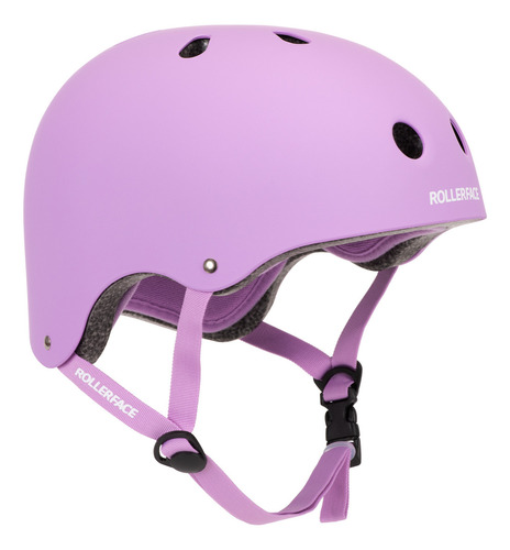 Casco De Bicicleta Roller Face Rollerface Casco Multi Sport Rollerface Casco Multi-sport, Doble Certificado De Seguridad, Interior Extra Acolchonado Lila G