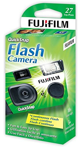 Fujifilm Quicksna400 Velocidad Camara Un Solo Uso Flash