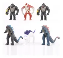 Comprar B 6 Peças De Boneco De Ação Godzilla Vs King Kong, Modelo