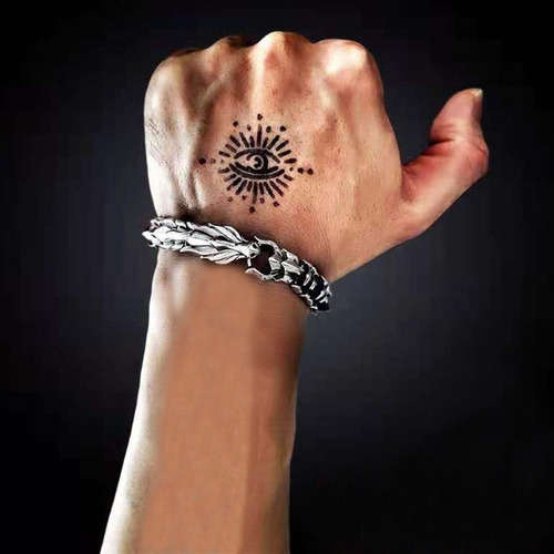 Dragon Head Pulsera Punk Dragon Bone Pulsera