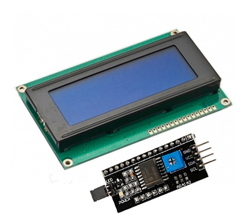 Display Lcd 1602 Backlight Azul + I2c  Microcentro Garantia