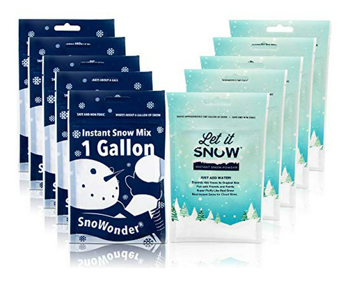 Y Snowonder Polvo De Nieve Instantáneo Para Limo Y Decoracio