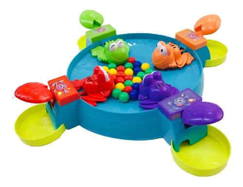 Imagen 3 de 7 de Juego De Mesa Ranitas Glotonas El Duende Azul 6010 Bigshop