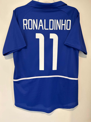 Camiseta Ronaldinho Brasil 2002