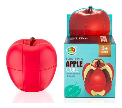 Cubo Magico Série Frutas - Formato Maça 3d