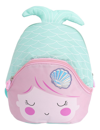 Mochila Con Forma De Sirena De Dibujos Animados Para Niños M