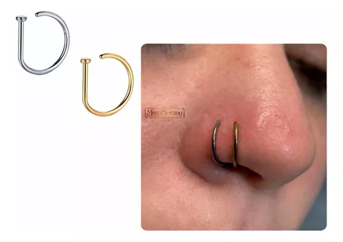 Piercing Nariz Dring Titânio