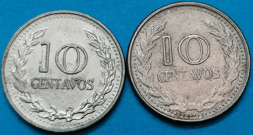 Colombia Variedad 10 Cent 1972 (mirar El 1 De 10 Centavos)