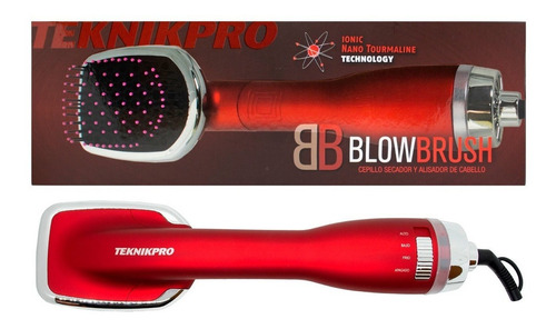 Teknikpro Blow Brush Cepillo De Pelo Alisador Secador 6c