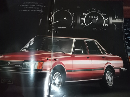 Folleto Toyota Cresssida Publicidad Años 80 Folleto Agencia (Usado)