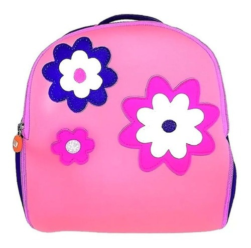 Waykap Mochila 3d Flores Color Rosa