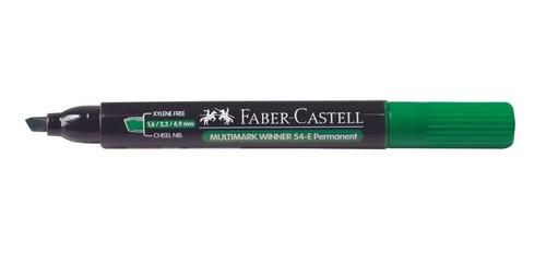 Marcador Faber Castell Punta Biselada 54e Caja X12