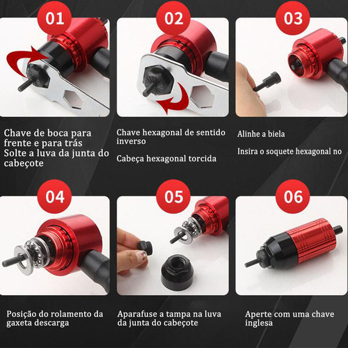 Ferramenta De Conversão De Porca De Rebite Elétrica Para