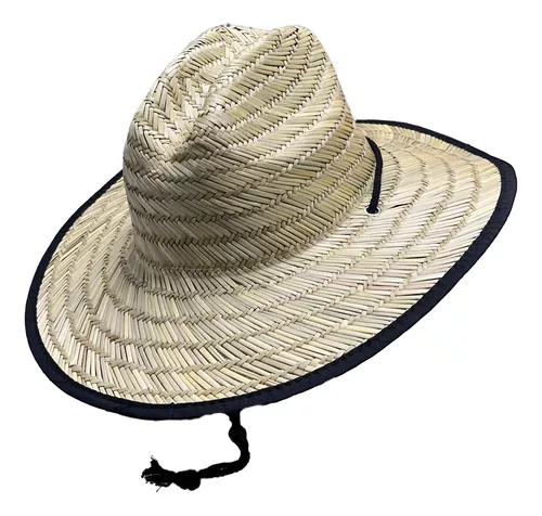 Sombrero de paja color tostado Polemic