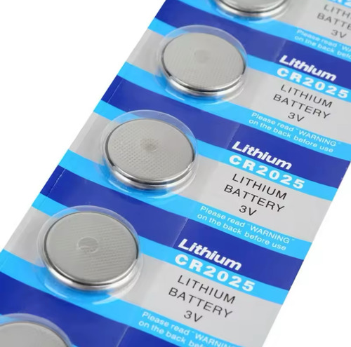 Pack 5 Pilas Tipo Boton Cr2025 3 Volt Reloj Calculadora 2025