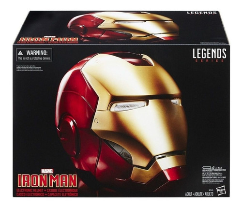 Casco Iron Man Marvel Legends Original Nuevo Envío Inmediato