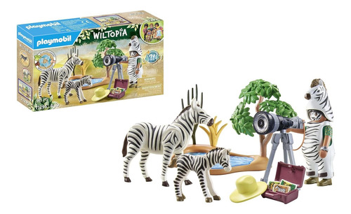 Playmobil Zebras Zoológico Fotógrafo Arca Elefantes León Set