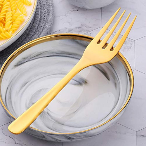 Tenedores Para Servir Buffet, Acero Inoxidable, 10 Pulgadas,