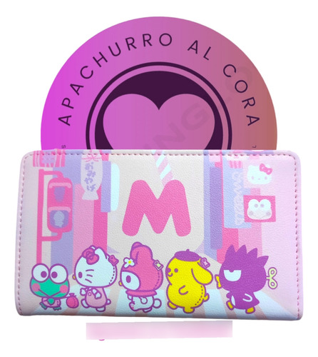 Cartera Hello Kitty Lounglefly Sanrio Rosa Dibujos