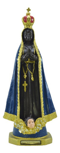 Imagem De Nossa Senhora Aparecida 39 Cm Latex Pintada A Mão