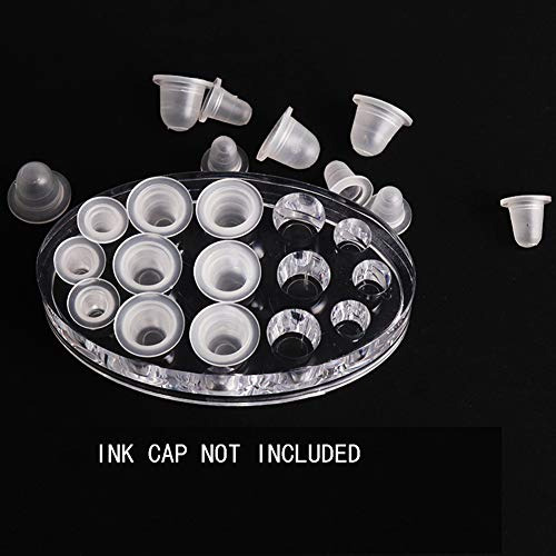 2 Unids Acrílico Claro Tatuaje Pigmento Tinta Titular Taza S