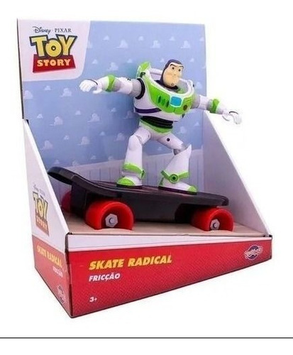 Skate Fricção Toy Story Com Buzz Lightyear Toyng 34066