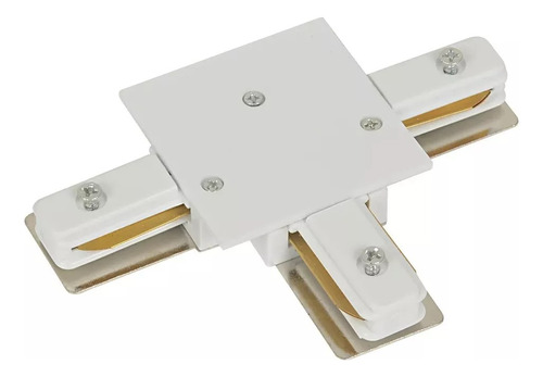 Conector Emenda T Branco Trilho Eletrificado Bivolt