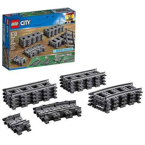 Lego City Trains Tracks 60205 Kit De Construcción 20 Piezas