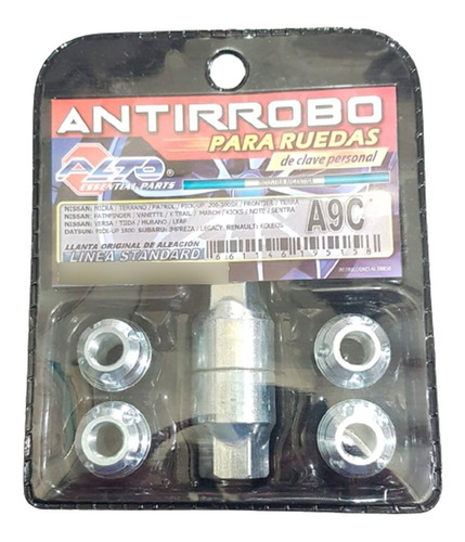 Juego D Tuercas  Antirrobo Nissan Frontier Llanta Aleacion