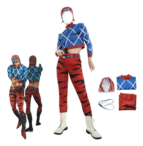 Disfraz De Guido Mista Para Cosplay De Jojo Bizarre Adventur