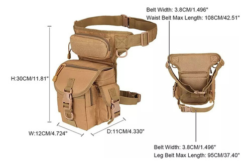 Nuevo Bolsa De Cintura For Montañismo Bolsa De Pierna For