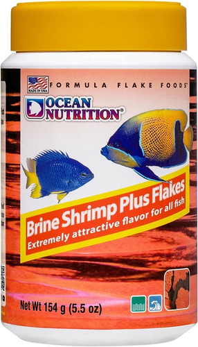 Alimento Ocean Nutrition Brineshrimp Plus Artemia 154g Flake